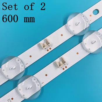 

(New Kit)2 PCS 8LEDs 600mm LED backlight strip for LG 32LJ510U SSC_32LJ61_HD S SSC_32LJ61_HD_8LED_REV03_170224