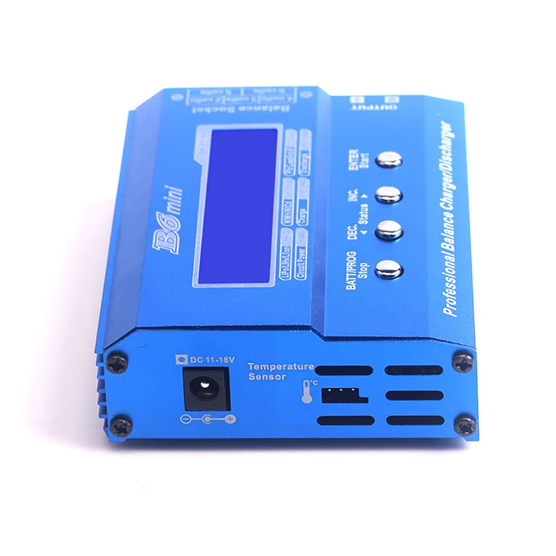 Chargeur RC B6 80W avec adaptateur EU, câbles et adaptateur secteur inclus
