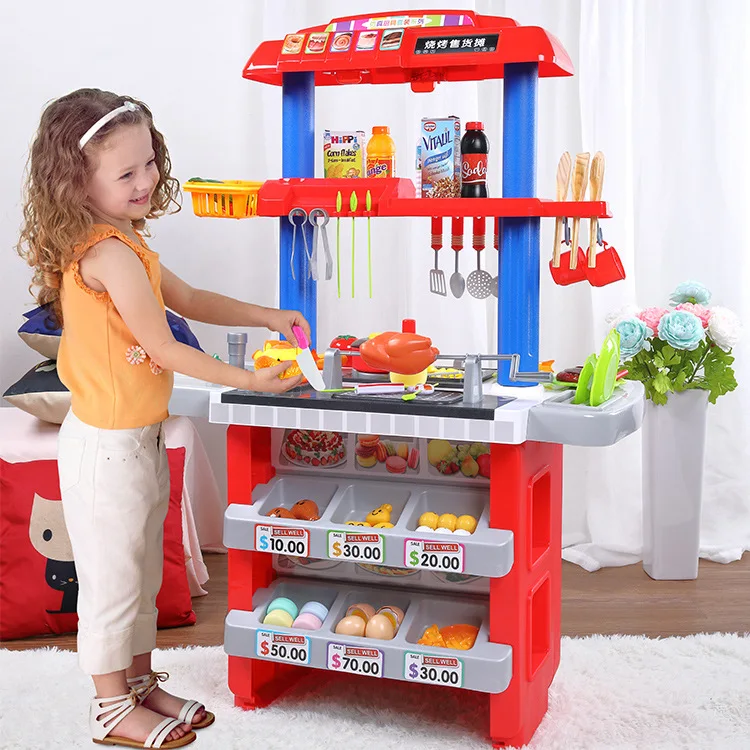 

Extra Large Kitchen Set Children Double-Sided Toy Water Extractor GIRL'S And BOY'S Model Guangdong Province Cook Play House Birt