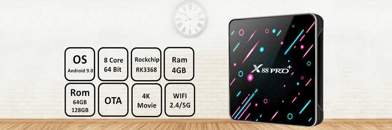 HAAYOT A5X MAX Smart tv Box Android 9,0 4 Гб 32 Гб Rockchip RK3318 BT4.1 4K Youtube ТВ приставка IP tv медиаплеер коробка