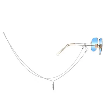 

Fashion Womens Leaves Solid Color Eyeglass Chains Sunglasses Necklace Alloy Glasses Chain Eyewears Cord Eyewear Accessories