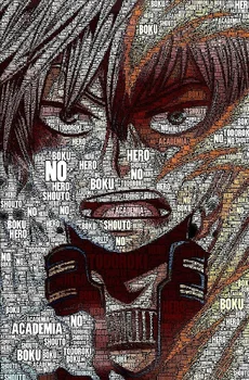 

My Hero Academia Original Design Anime Wall Art Print,50 x 70 cm,No Frame