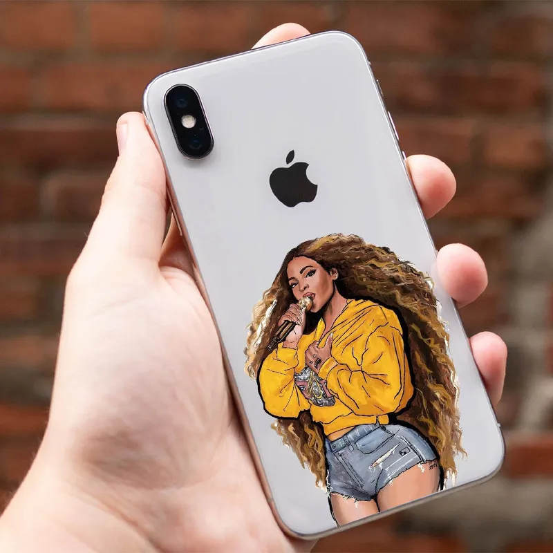 Beyonce Pattern Design Silicone Phone Cases Cover For Iphone 11Pro 8 7 6 6S Plus SE X XR XS MAX Pop Fundas Coque | Мобильные