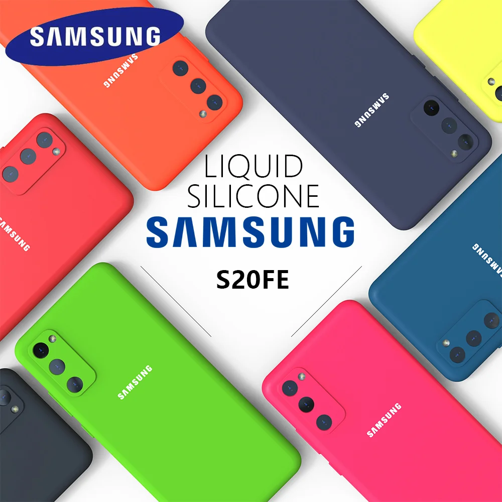 Samsung S20 FE Ốp Lưng Silicone Lỏng Điện Thoại Cho Galaxy S20 Ultra Plus S20FE Không Bám Vân Tay Mềm Mại-Mực Cuối lưng Bảo Vệ best case for samsung