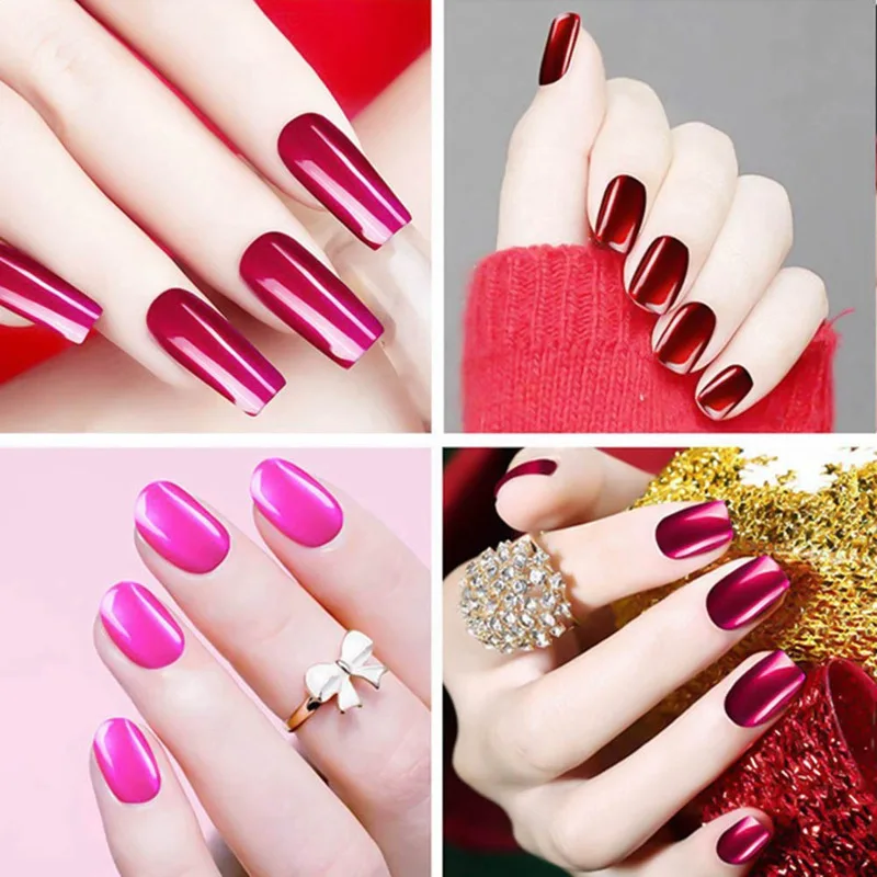 7 мл эффект серебряного зеркала металлический Гель-лак для ногтей Базовое покрытие металлик УФ-ногти художественные советы DIY маникюр дизайн