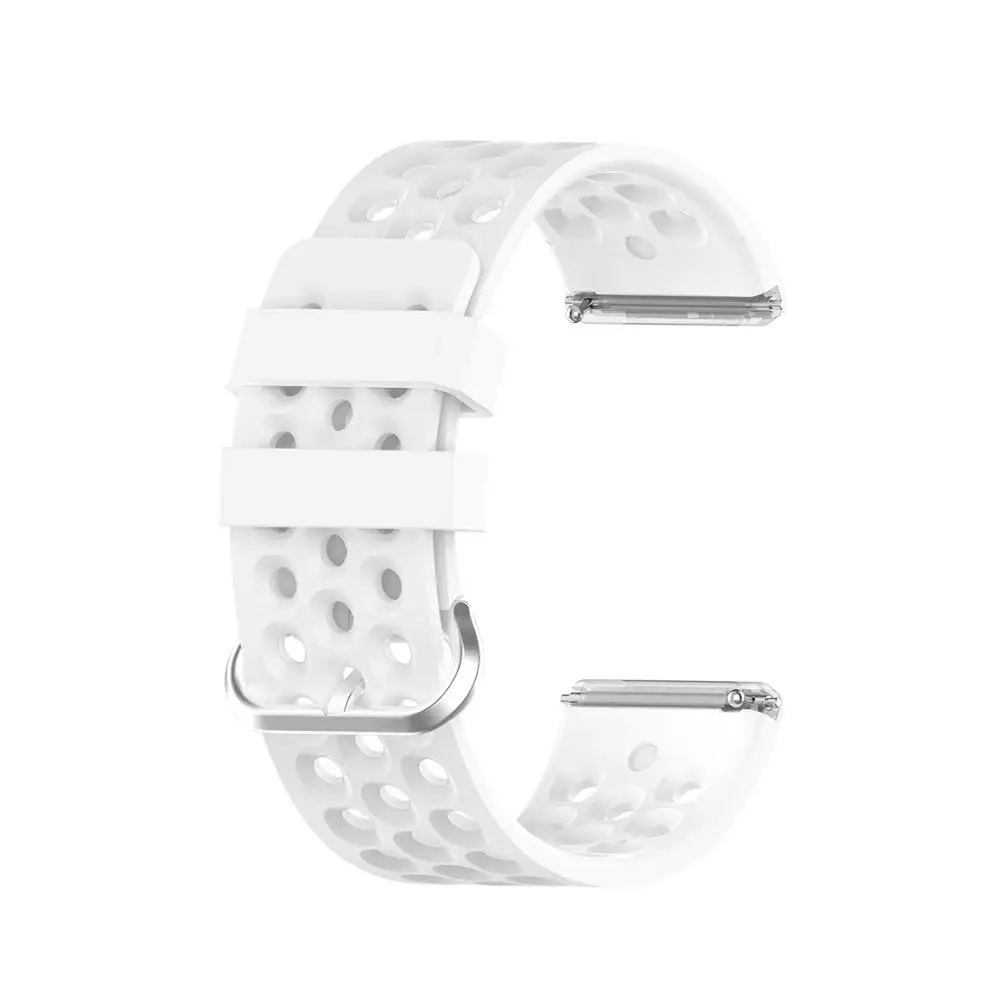 White Мягкий силиконовый ремешок для Fitbit Versa 2/Versa Lite Смарт-часы браслет Сменные аксессуары Correa Новинка - Цвет: White