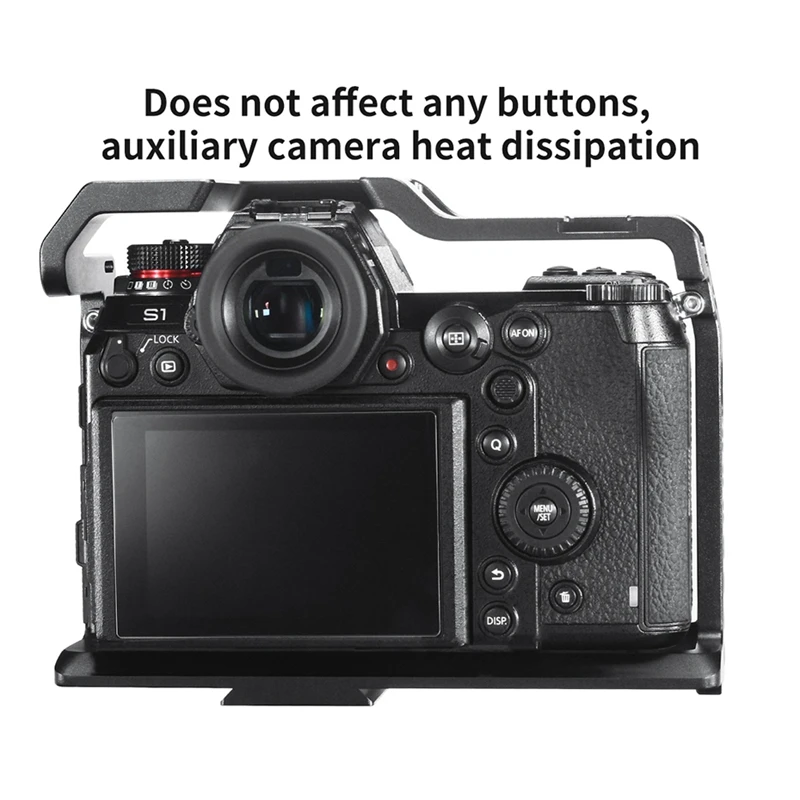 UURig C-S1 камера клетка для Panasonic Lumix S1 S1R защитный корпус видео Vlog клетка Холодный башмак крепление 1/4 3/8 Arca