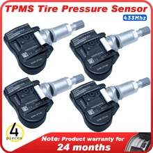 

4X TPMS Tire Pressure Monitor Sensor BHB637140 433MHZ Car Parts For Mazda 2 3 5 6 CX-5 CX5 CX-6 CX6 CX-9 CX9 MX-5 Artz CX-7 CX7