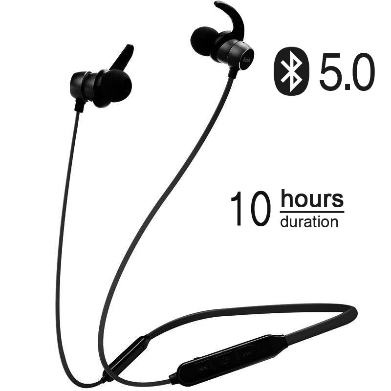 Беспроводные Bluetooth наушники с шейным ремешком игровая гарнитура микрофоном для