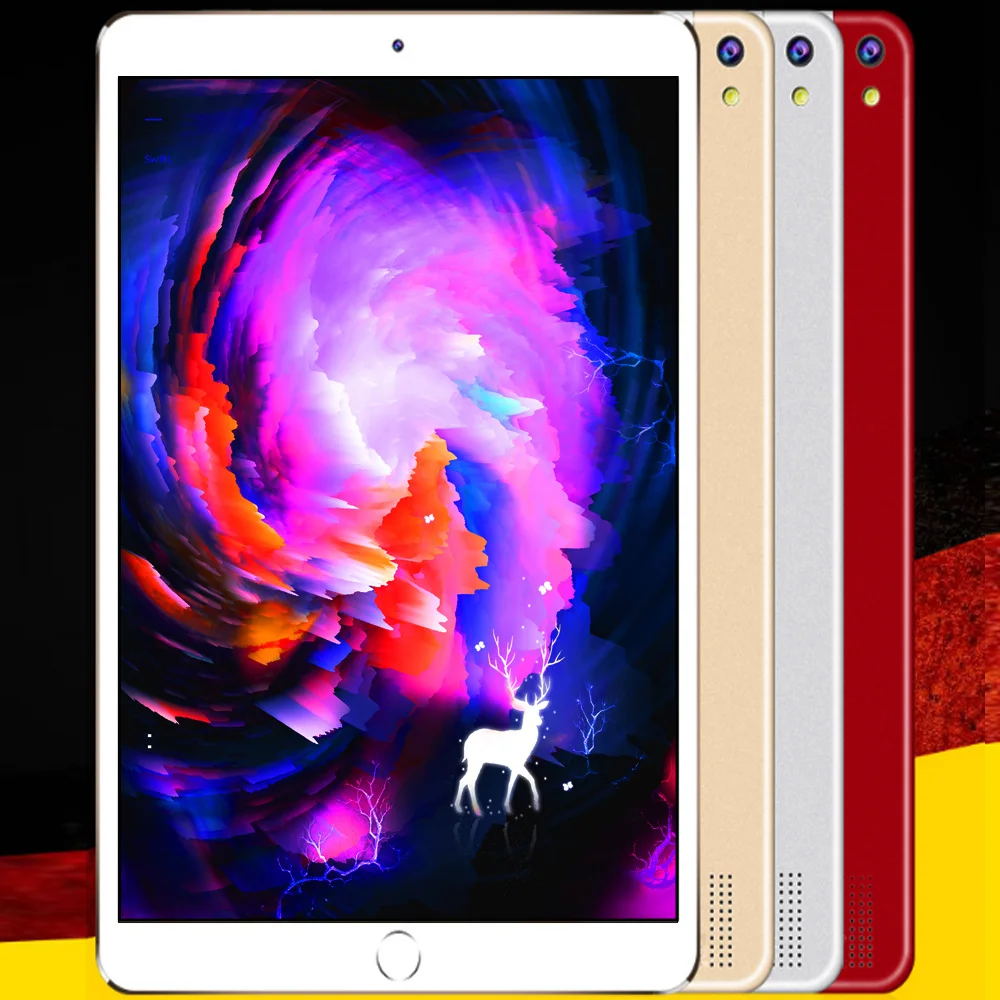 10,1 дюймов Android 8,0, четыре ядра, планшеты, ПК, 6 ГБ ОЗУ+ 128 Гб ПЗУ, поддержка мобильного телефона, sim-карта, вызов, две sim-карты, слот для карт, 5000 мАч