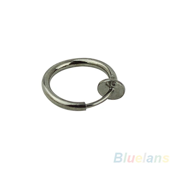 Hoop Earrings Ear Clip Earrings Clip Earrings Ear Clip Hoop Clip on Earrings Step Diameter Circle Earring Punk Clip Stealth Spring Small Helix Retractable Ring Cuff Ear Ring Hoops