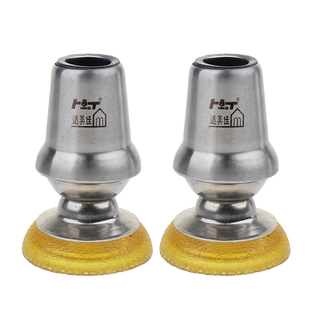 2pcs Stainless Steel Rubber Universal Replacement Tips for Crutch Cane 7/8