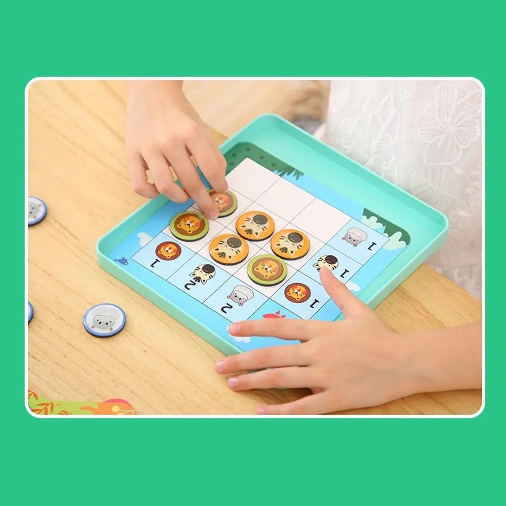 Обучающая логическая настольная игра, игрушка, магнитная игра Sudoku, обучающая интеллектуальная игрушка, Набор детских обучающих игрушек для детей