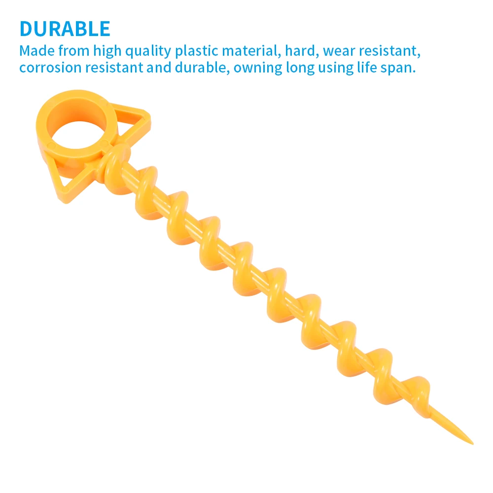 Колышки для палатки шуруп Якорь Набор шпилек Pin Пластик Ставки Крюк Поддержка