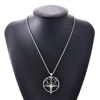 Pan dieu crâne collier mode Vintage femmes hommes pentagramme tête de chèvre pendentif chaîne unisexe chance alliage rétro collier bijoux ► Photo 3/6