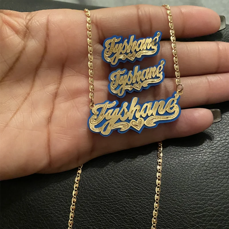 Acrylic Pendant Necklace 