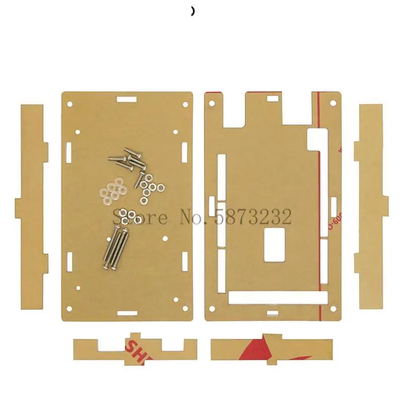 Custodia Trasparente Scatola Acrilica Lucida Compatibile Per Custodia Arduino Mega 2560 R3 Senza Scheda