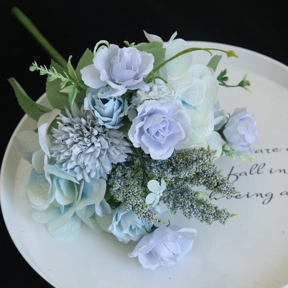 

DIY Bride Bouquet Artificial Flower Decor for Home Wedding Holding Flower Bouquet Decoration indoor