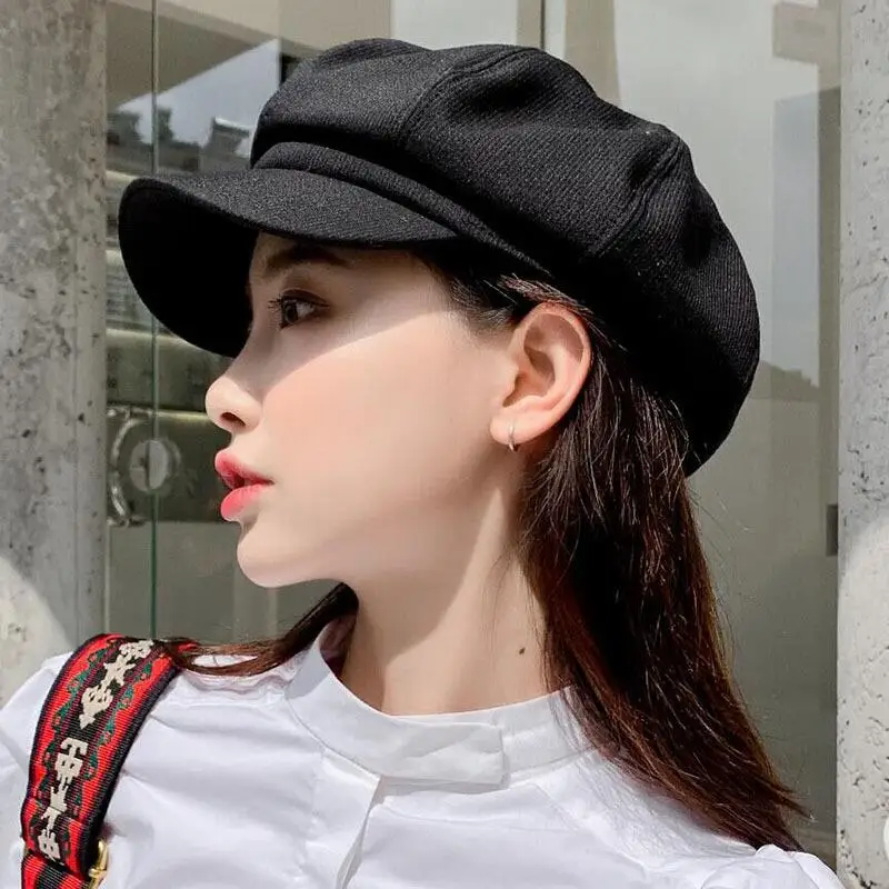 Новая восьмиугольная шляпа Newsboy берет высокого качества ретро полосатый для мужчин и женщин шляпы