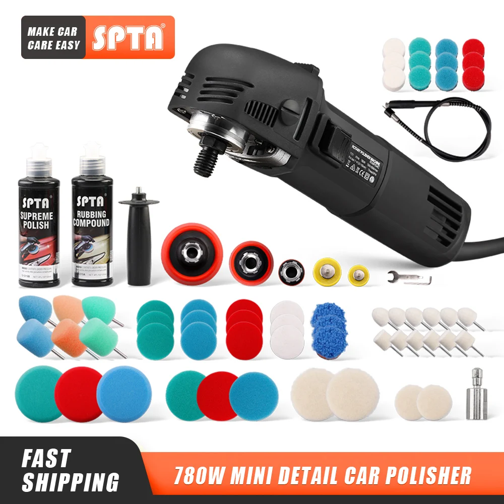 Spta 3inch Electric Car Detail Polisher 110/230v Polishing Machine M14