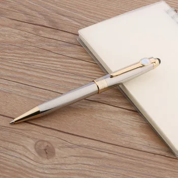 

Hot sale For Stationary OFFICE jinhao 165 silver Metal Ballpoint Pen