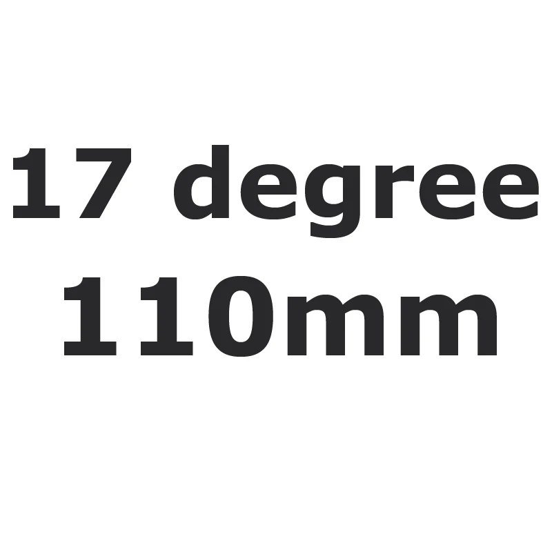 17 Degree 110mm RXL SL Mtb углеродный стержень 1-1/" Руль для шоссейного велосипеда, руль для стебли 31,8 мм Труба из углеродистого волокна 3K глянцевый 70/80/90/100/110/120/130 рулевая колонка велосипеда - Цвет: 17 Degree 110mm