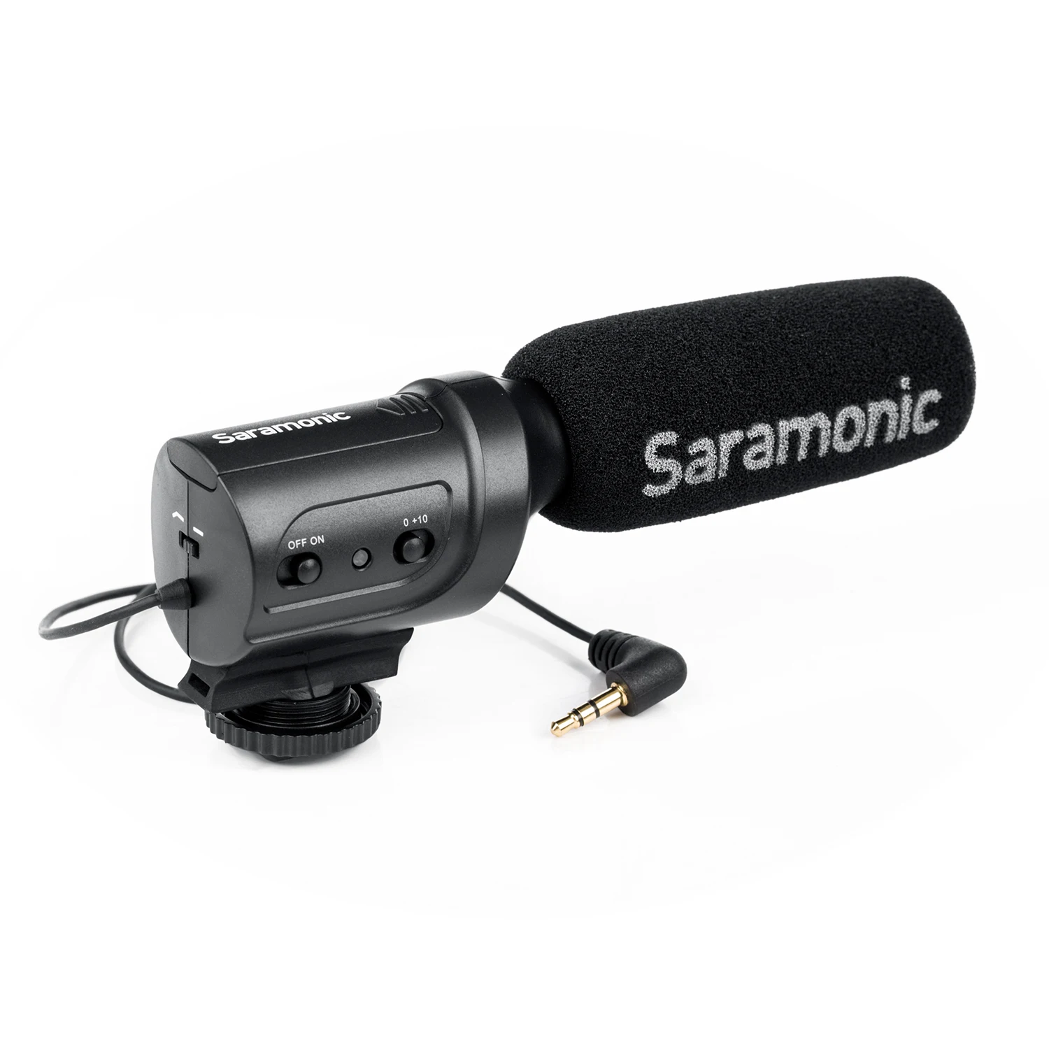 saramonic cardióide condensador na câmera shotgun microfone para câmeras dslrs filmadoras trs youtube vlog microfone