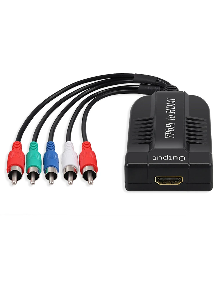 LLX4131 Полностью совместимый мужской YPBPR RGB компонент видео аудио в HDMI конвертер YPbPr видео+ R/L аудио адаптер для PS3 - Цвет: LLX4131