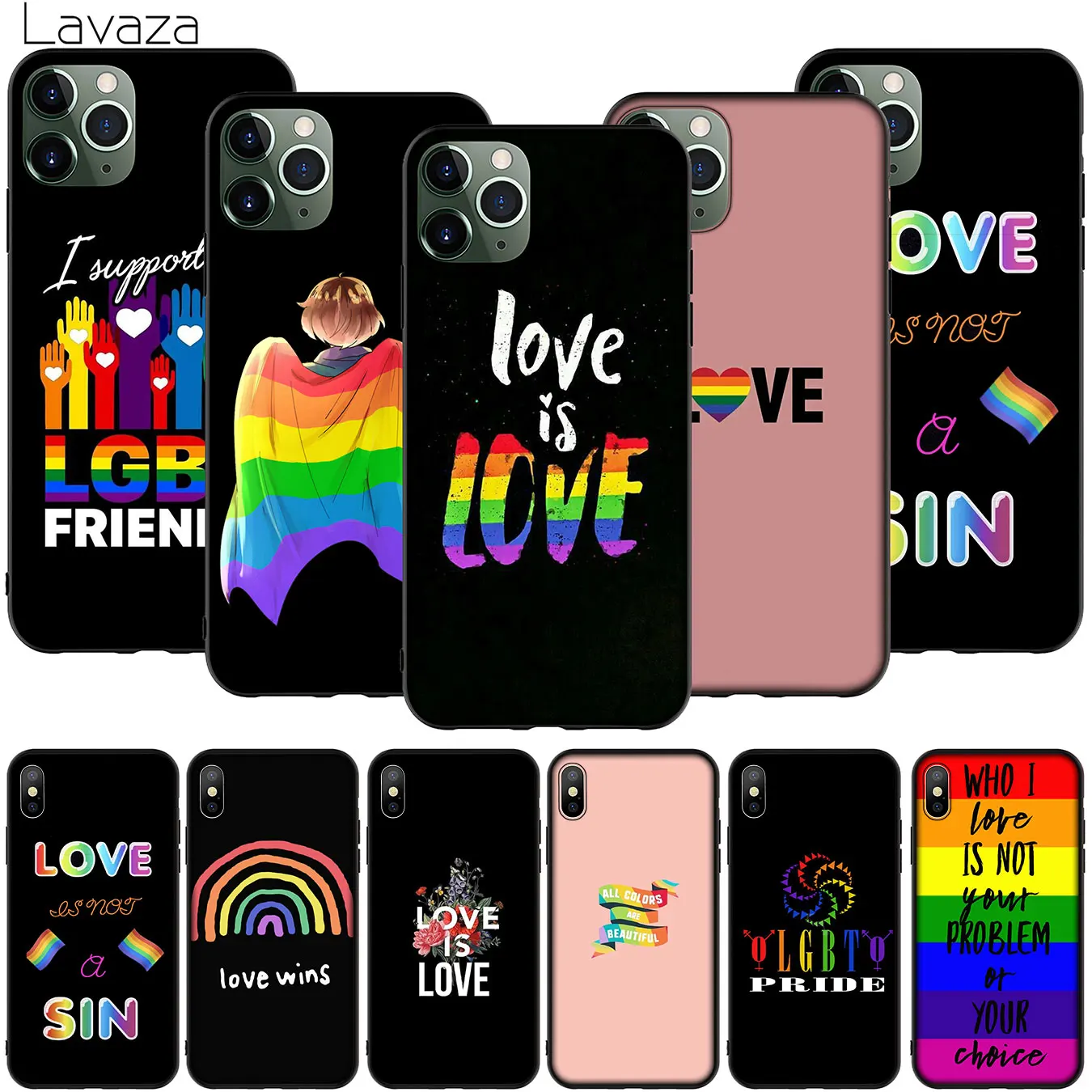 Чехол для телефона LGBTQ heart LGBT love is Love iPhone XR X XS 11 Pro Max 10 7 8 6 6S 5 SE чехол|Чехлы-накладки| |