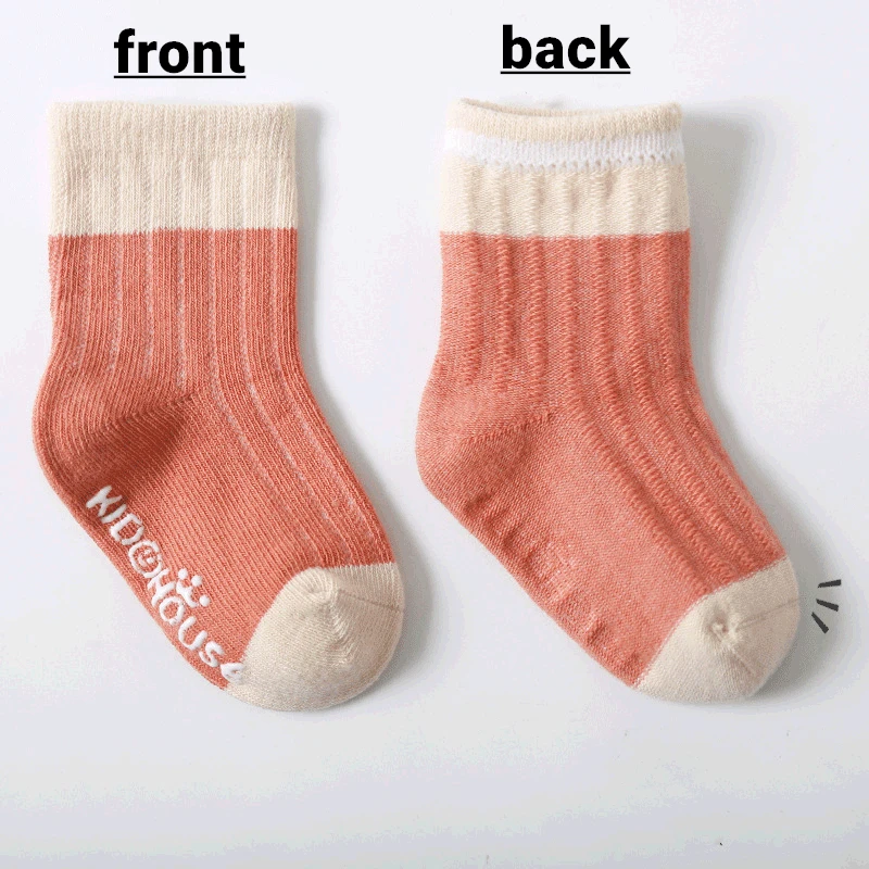 Children Socks 3 Pairs/lot Solid Striped Four Seasons Boy Anti Slip Newborn Baby Socks Cotton Infant Girls 0-36Month