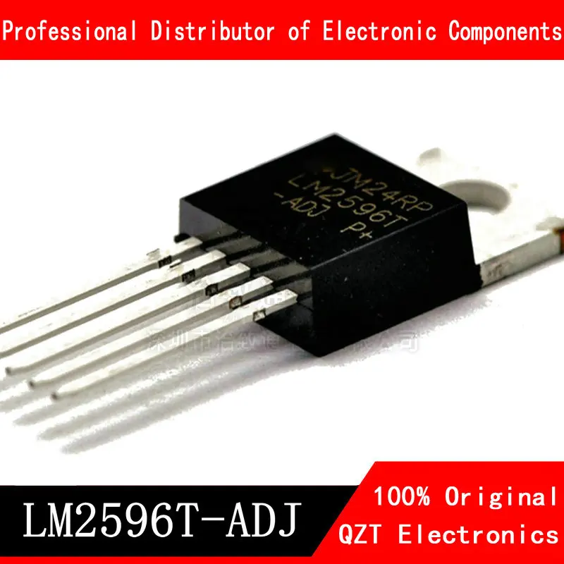 10pcs LM2596T-ADJ LM2596T LM2596 2596T-ADJ Power Converter IC TO-220 1 шт φ adj 12 3 3 v lm2596t lm2576s lm2576t регулятор напряжения ic чип понижающей цепи