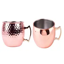 Классические Бокалы из нержавеющей стали для коктейлей, вина, виски, пива, кофе, кружка, чашка для кухни, бара, посуда для напитков 530 мл