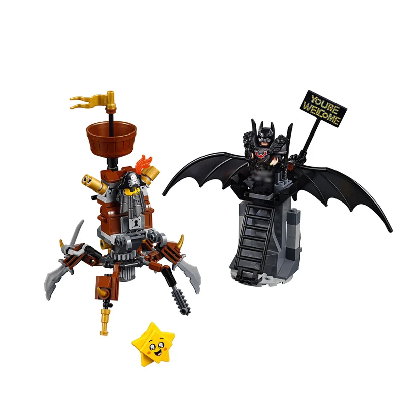 

2019 Compatible Movie2 Series Battle-Ready Batman MetalBeard Building Block Brick Building Model Educational Toy for Children