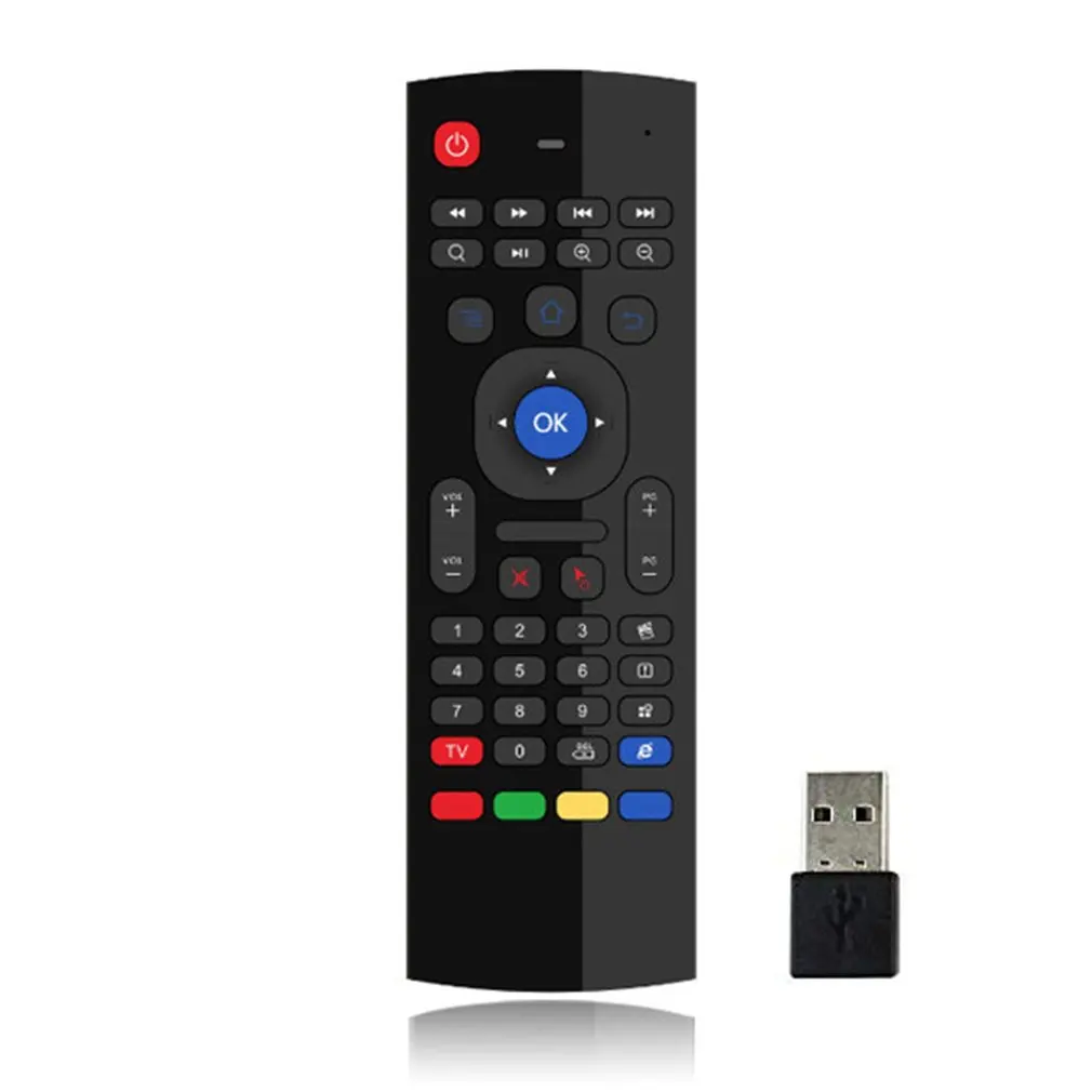 Mx3 Air mouse Голосовая версия с задней подсветкой Android умная Беспроводная воздушная