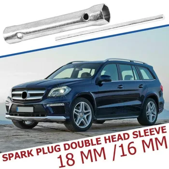

16/18mm Socket Wrench 45# Steel 98g Equipment Steel Spark Plug Spanner