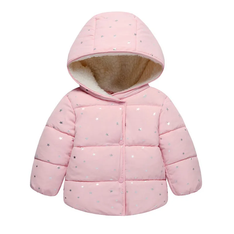 Jaqueta para Meninas Quente com Capuz Bebê Meninas Jaqueta Outono Inverno Cabolsa Crianças Outerwear Roupas Infantis 2020