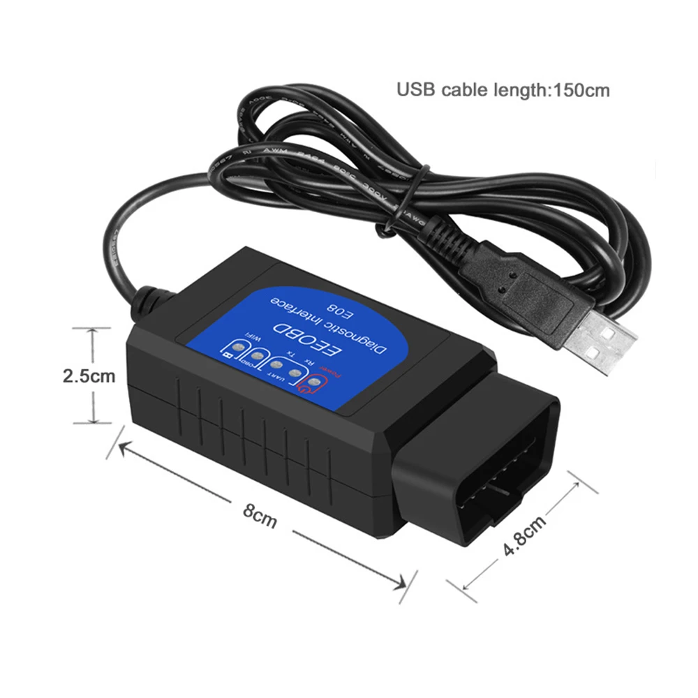 Программное обеспечение для чипа V2.1 высокое качество горячая Распродажа USB ELM327