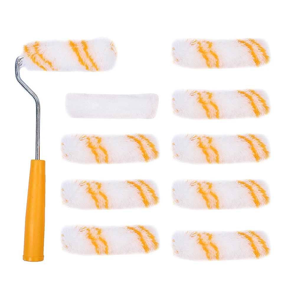 10pcs Paint Roller Brush Multifunction Runner Wall Painting Tools Set for Decoration Supplies For Work | Инструменты