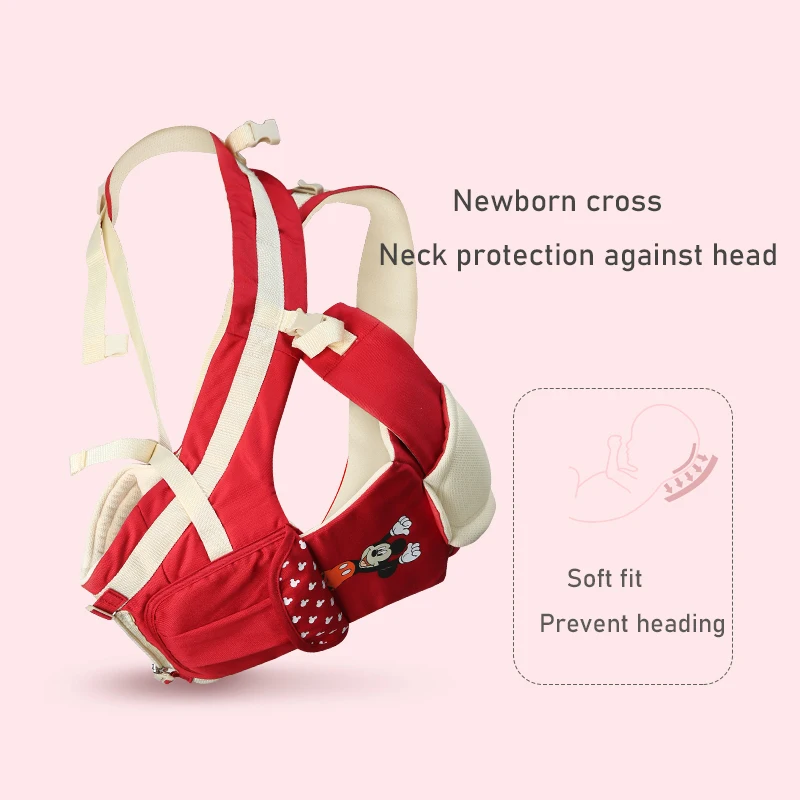 Disney Baby Carrier Многофункциональный дышащий рюкзак для младенцев Удобный слинг рюкзак сумка для новорожденных 0-36 м