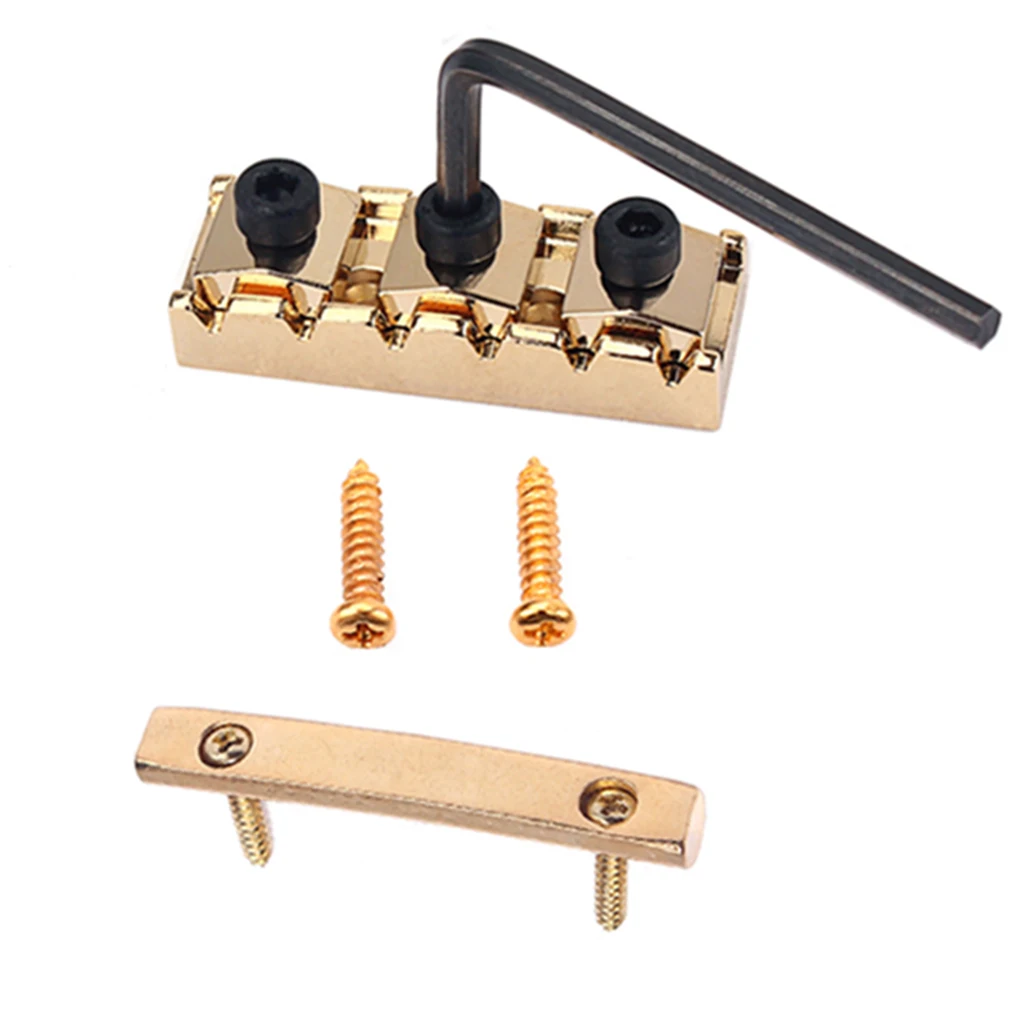 42mm Guitar Locking Nut String Lock + String Retainer Bar with Allen Wrench