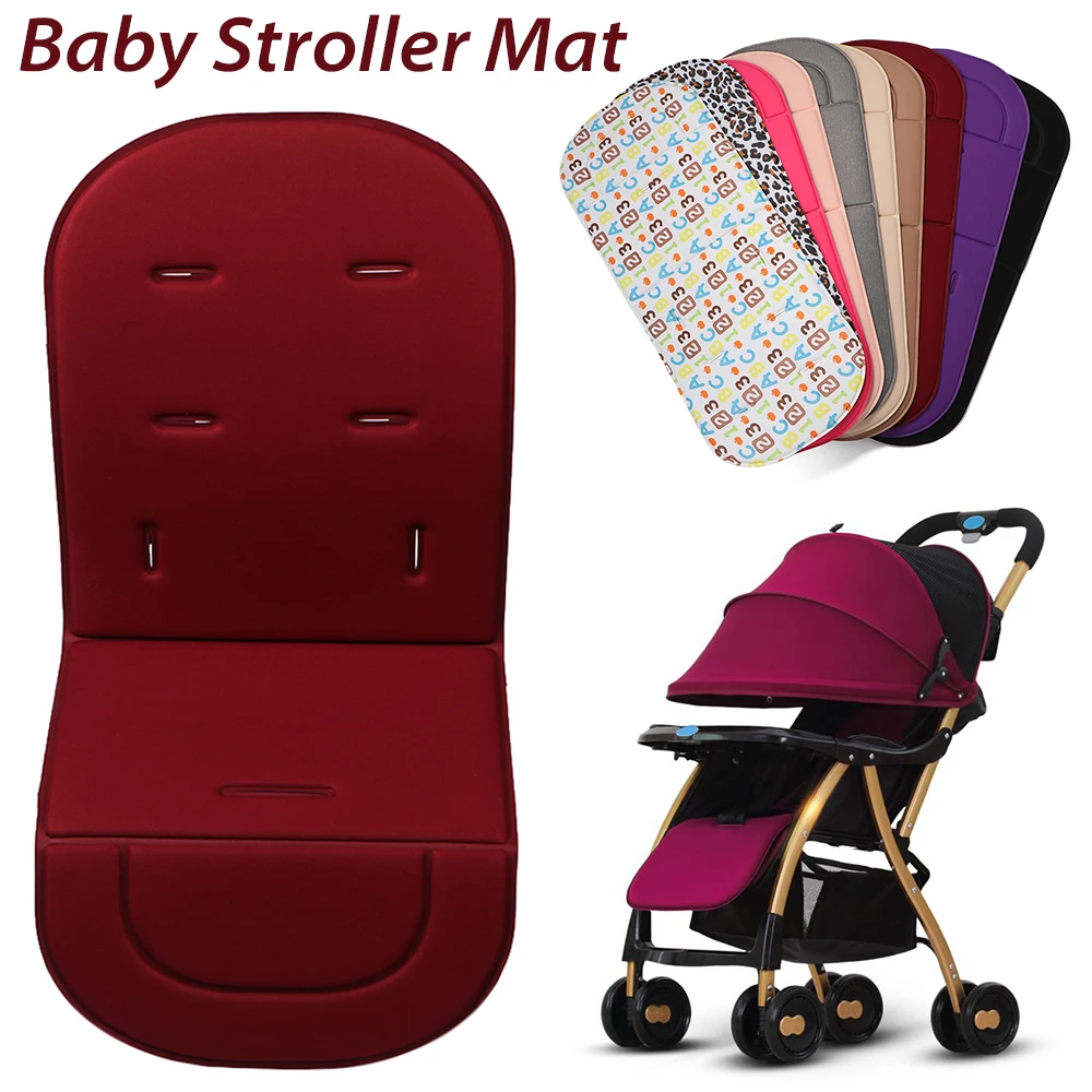 New Baby Stroller Cotton Pad Comfortable Kid Feeding Chair Cushion Stroller General Thickening Mat Toddler Chair Trolley Pad hot mom baby stroller accessories