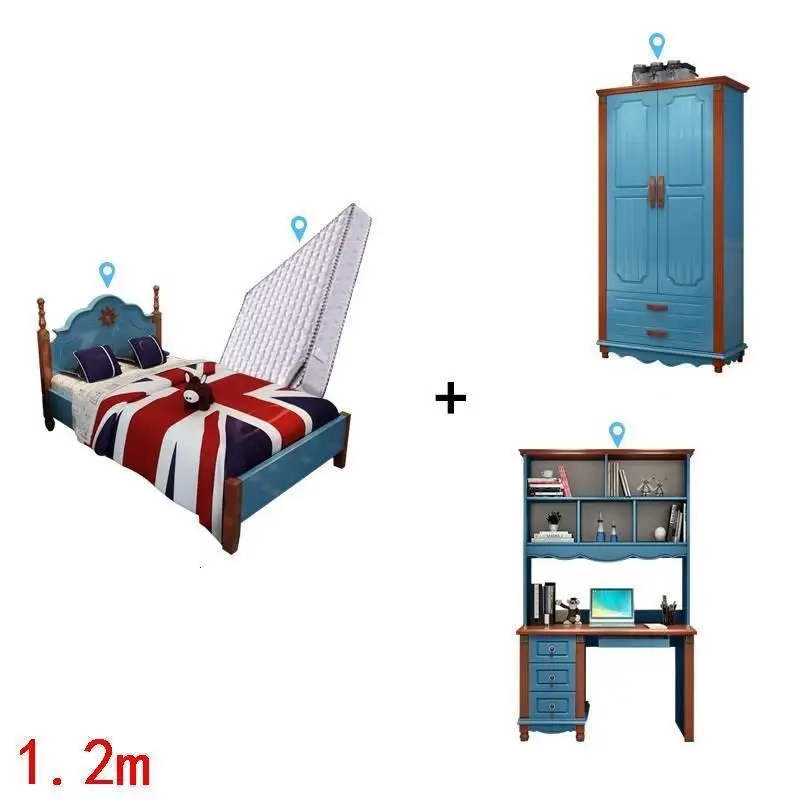 Для детская кроватка Mebles Dla Dzieci Kinderbedden дерево Muebles De Dormitorio Кама Infantil горит Enfant Спальня мебель детская кровать - Цвет: MODEL S