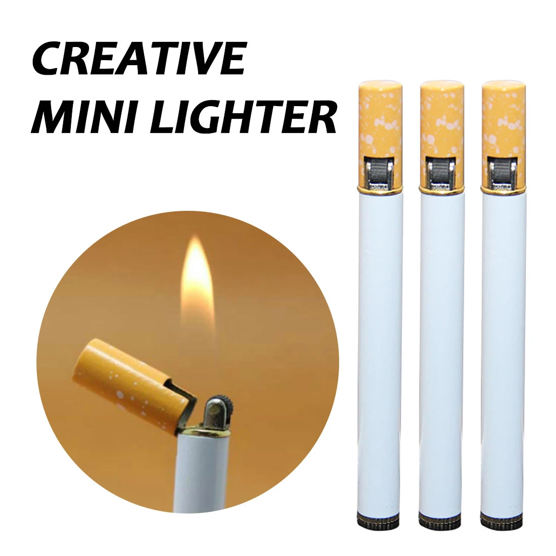 スタイリッシュなシガレットライター ブタンガスタンガス 男性用懐中電灯 ガジェットアクセサリー 面白いライター Cigarette Accessories Aliexpress