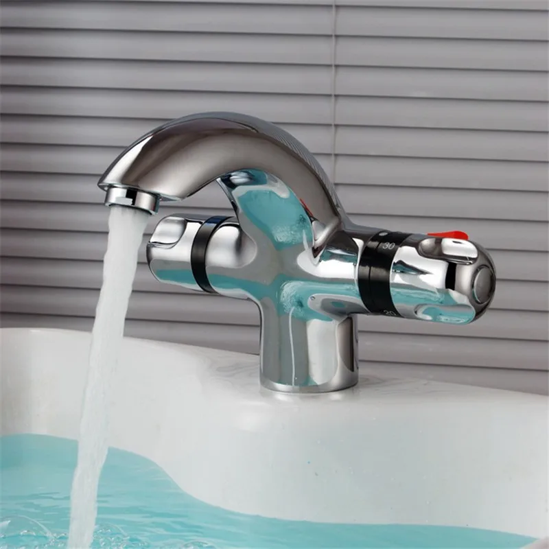 

Manufacturers Direct Selling Top Grade Constant Temperature Washbasin Faucet Constant Temperature Basin Faucet Single Bore Leadi