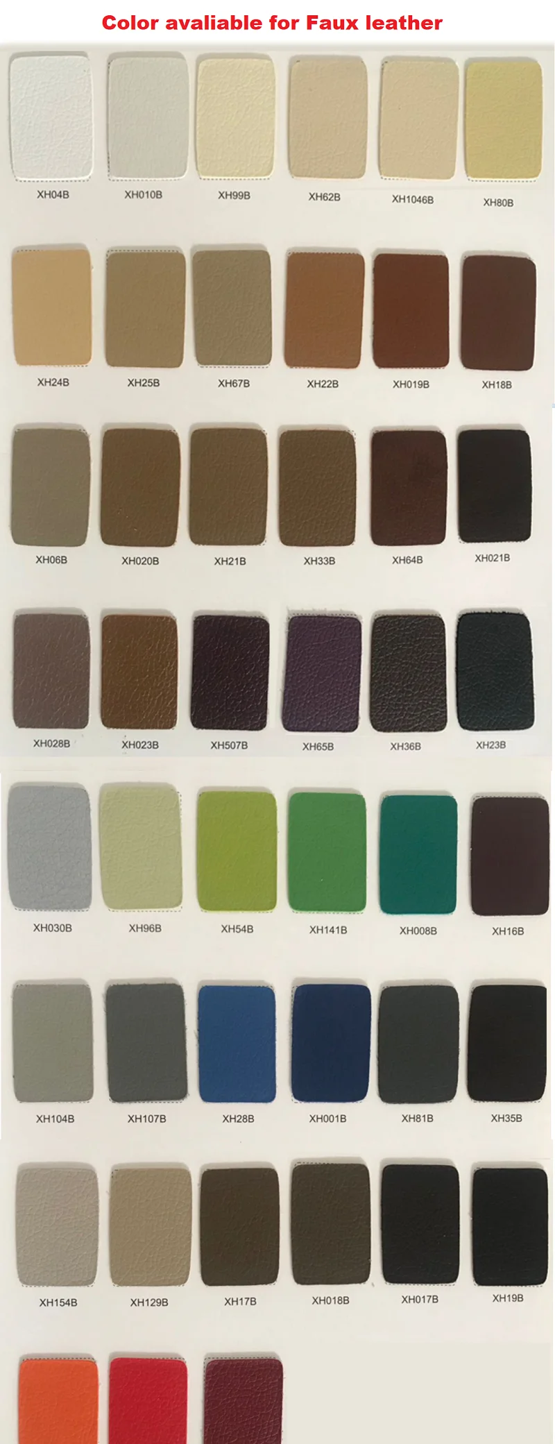 Faux leather