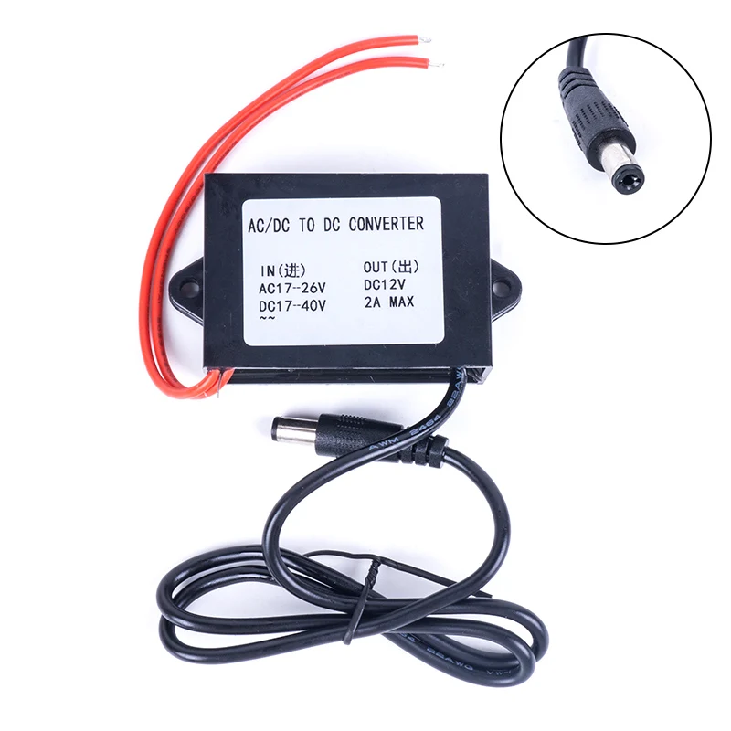 

AC DC Converter AC 17-26V DC 17-40V 24V to 12V 2A Step Down Moudle Voltage Power DC DC Converter for Car Speaker Solar Plane