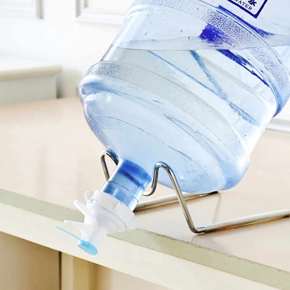 Dispenser Tap Rust resistant Rack Fast Flow Shelf Water Jug Stand Home