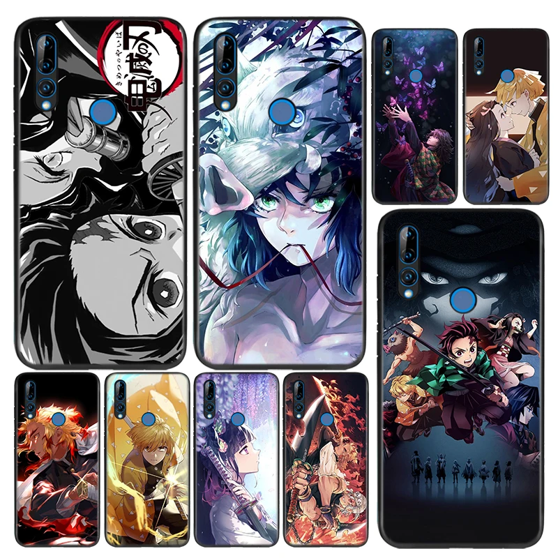 Силиконовый чехол Kimetsu No Yaiba для Huawei Honor 9 9X 9N 8S 8C 8X 8A V9 8 7S 7A 7C Pro lite Prime Play 3E | Мобильные