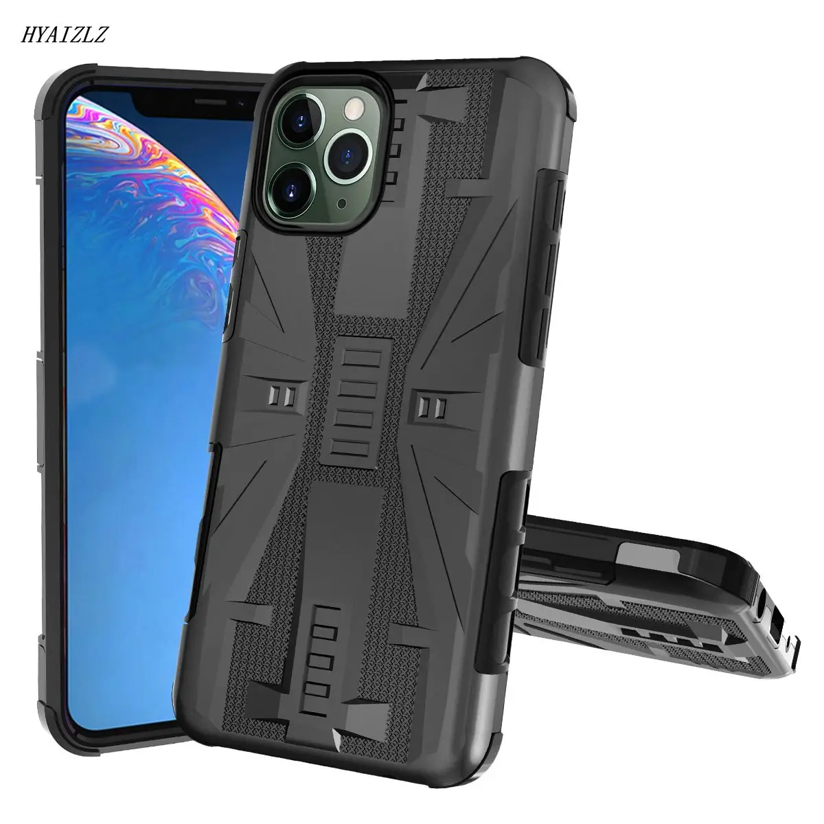 

Armor Case for iPhone 11 Pro Max Full-Body Rugged Shockproof Reduction Bumper Protective Back Cover for iPhone 11 2019 New Shell