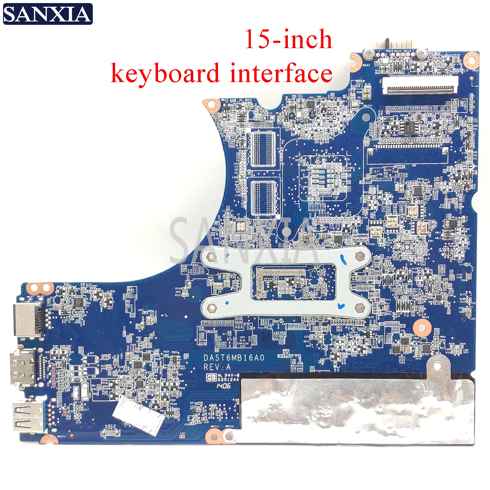 Kefu DA0ST6MB6E0 ноутбук материнская плата для Lenovo Flex-15 оригинальная материнская плата I5-4200U